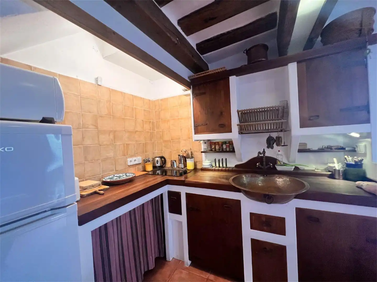 Küche von Wohnung zum Verkauf in Eivissa mit Terrasse, Abstellraum und Möbliert