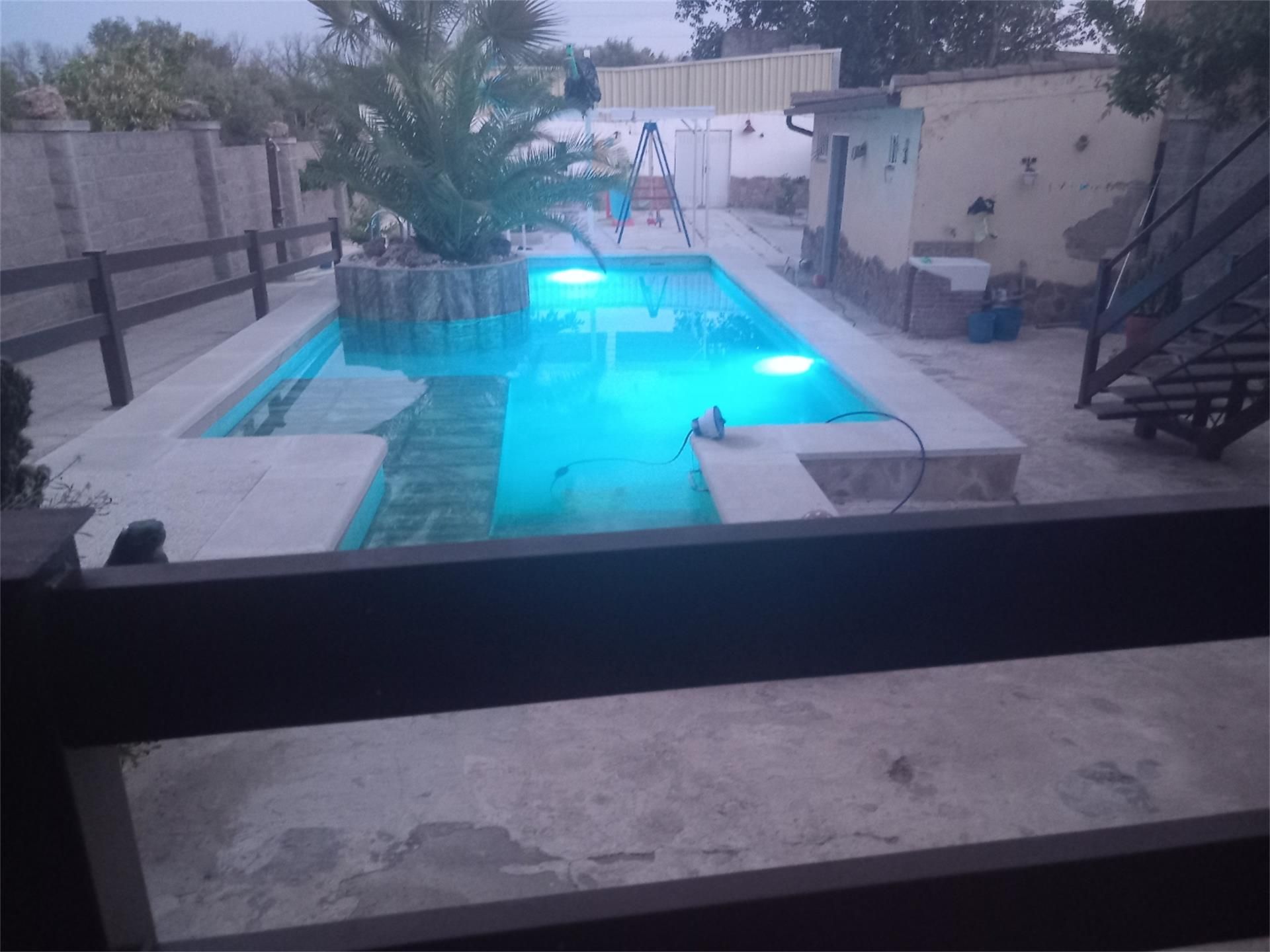 Piscina de Casa o xalet en venda en Jabalquinto amb Aire condicionat, Calefacció i Jardí privat