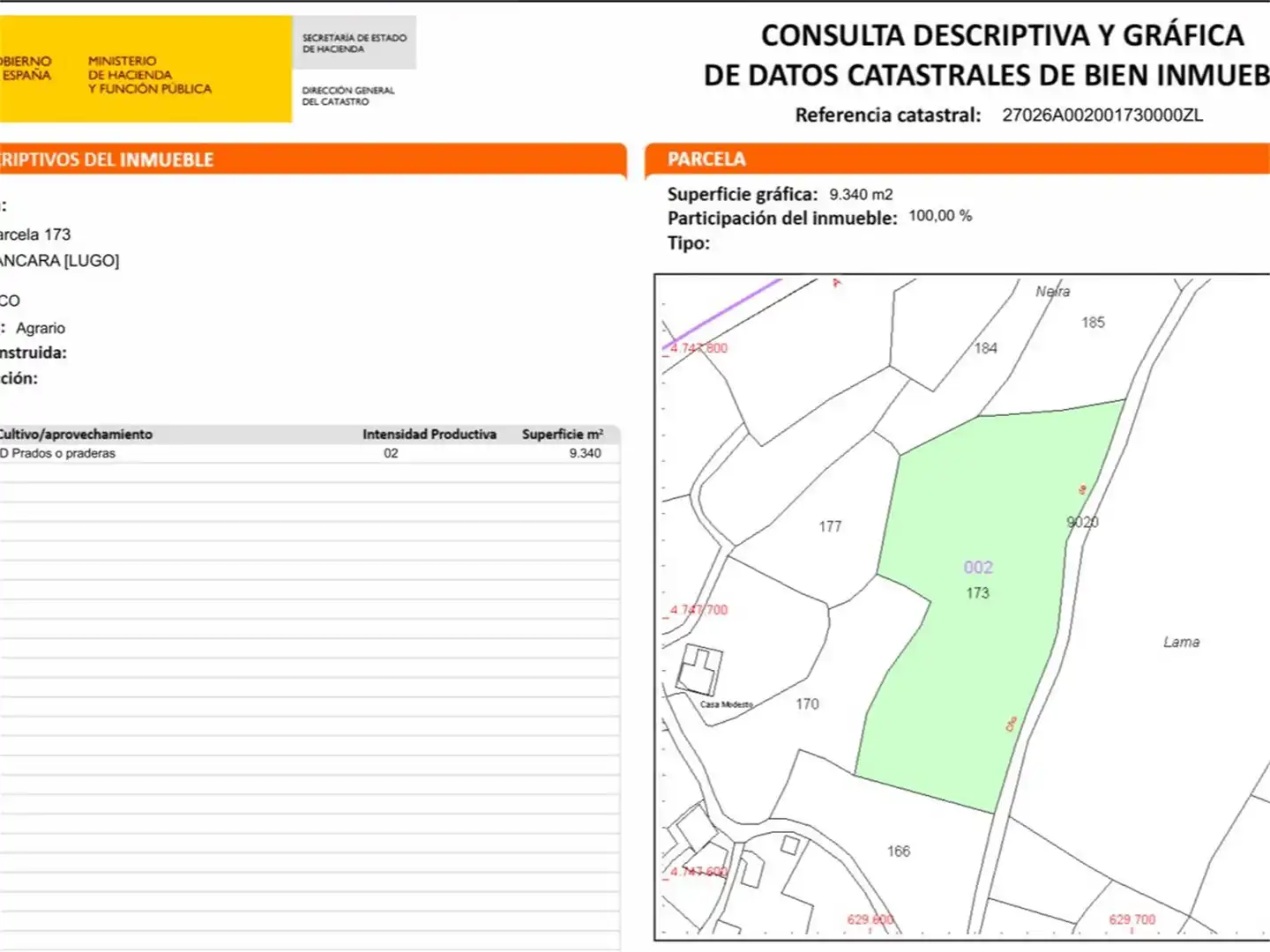 No Urbanizable en venta en Láncara