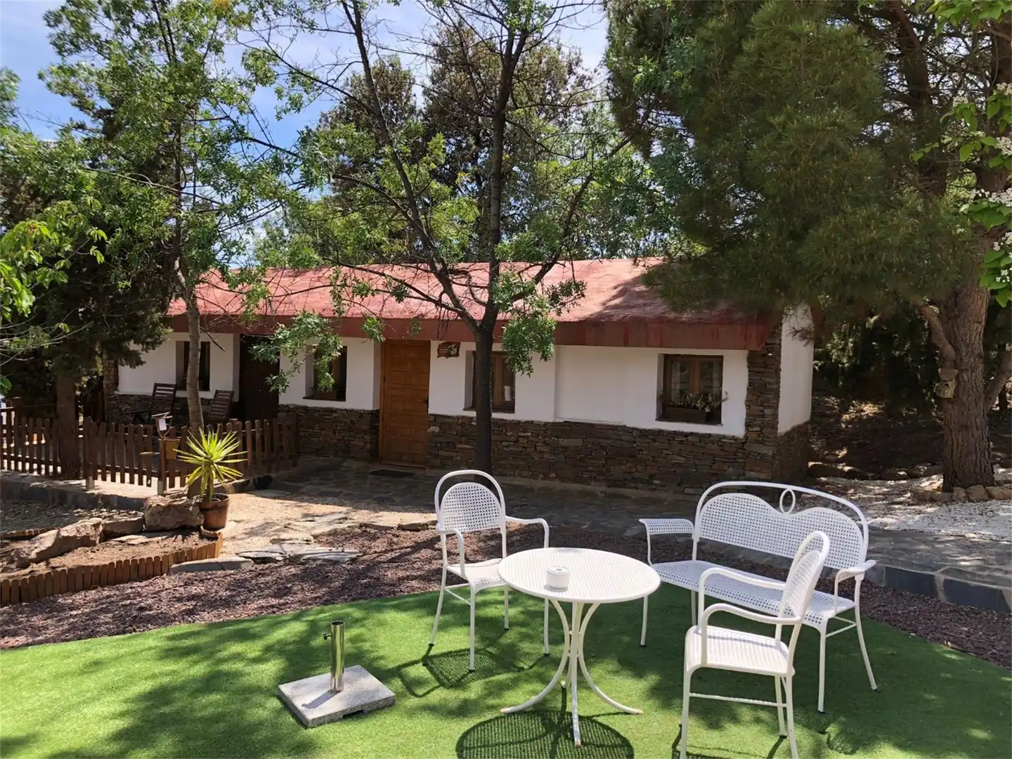 Jardí de Finca rústica en venda en Nevada amb Aire condicionat, Terrassa i Piscina