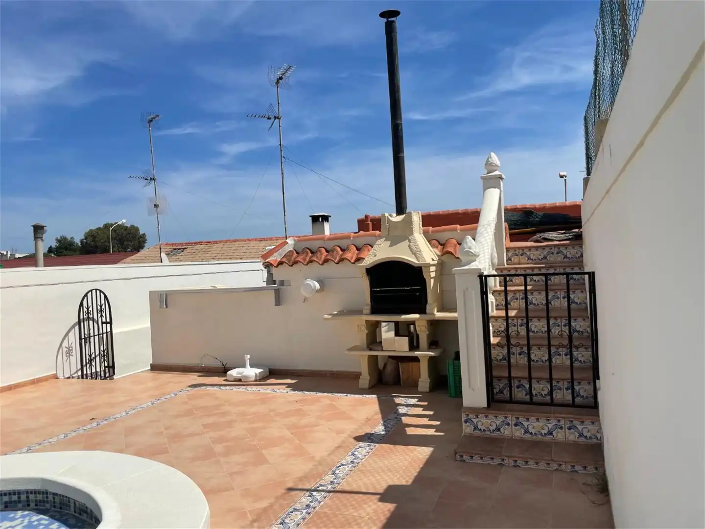 Terrassa de Casa o xalet en venda en Pilar de la Horadada amb Aire condicionat, Terrassa i Piscina