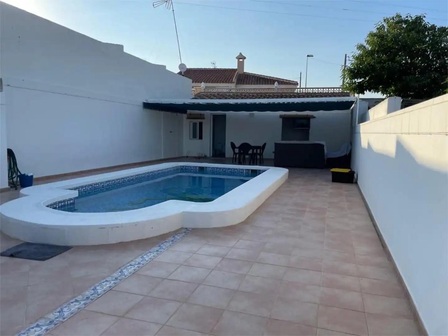 Piscina de Casa o xalet en venda en Pilar de la Horadada amb Aire condicionat, Terrassa i Piscina