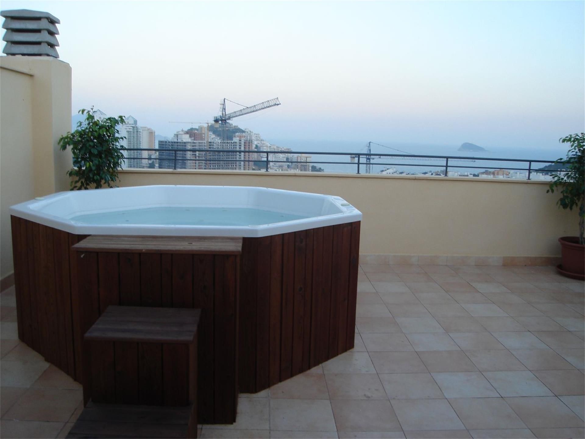 Terrace of Attic for sale in Villajoyosa / La Vila Joiosa  with Air Conditioner, Terrace and Swimming Pool