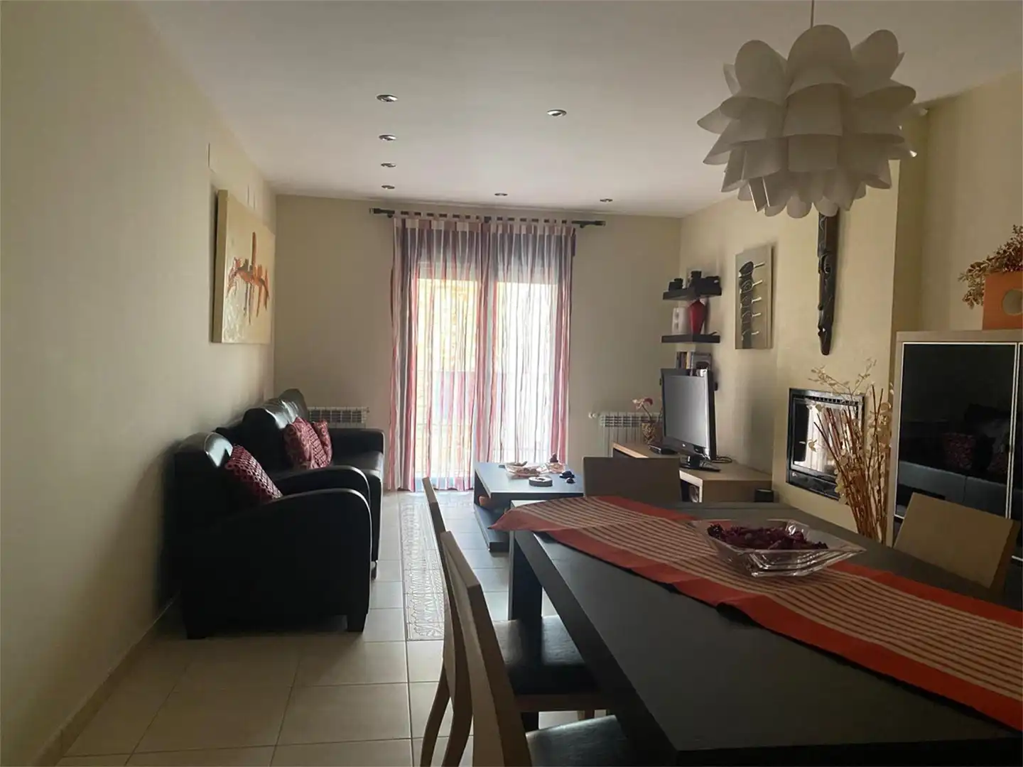 Sala de estar de Casa adosada en venta en Benasal con Calefacción, Horno y Lavadora