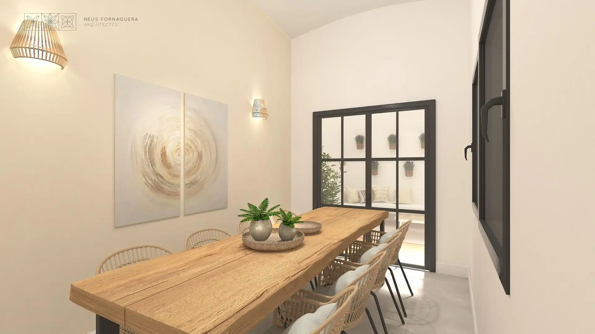 Zimmer in Carrer del Bisbe Català, 48, Centre Esszimmer von Maisonette zur untervermieten in Arenys de Mar mit Klimaanlage, Heizung und Parkett