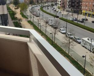 Exterior view of Flat for sale in  Albacete Capital  with Air Conditioner