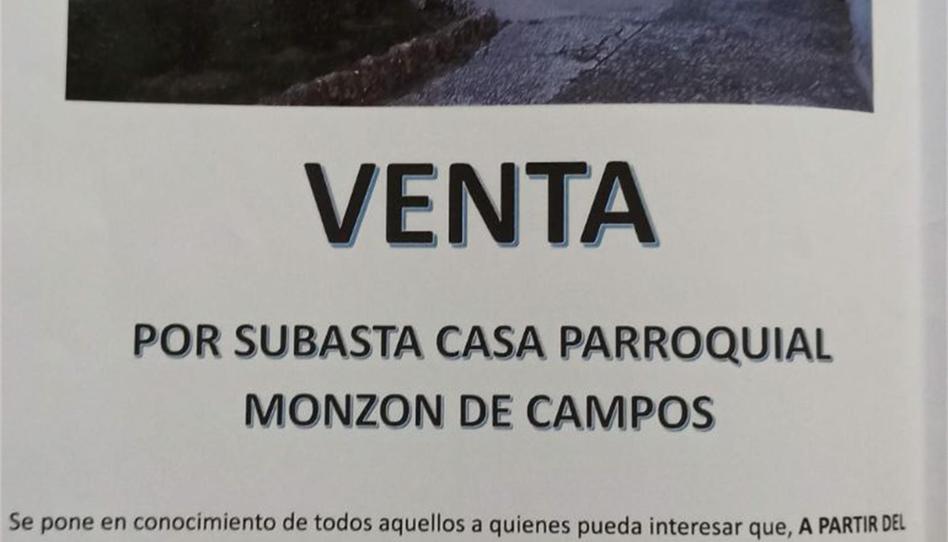 Finca rústica en venda a Calle la Cruz, 15, Monzón de Campos, Palencia - imatge 1 Foto 1 de Finca rústica en venda a Calle la Cruz, 15, Monzón de Campos, Palencia