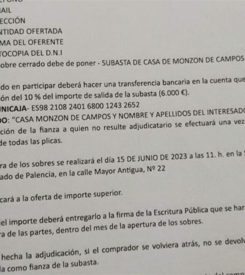 Finca rústica en venda a Calle la Cruz, 15, Monzón de Campos, Palencia - imatge 2 Foto 2 de Finca rústica en venda a Calle la Cruz, 15, Monzón de Campos, Palencia