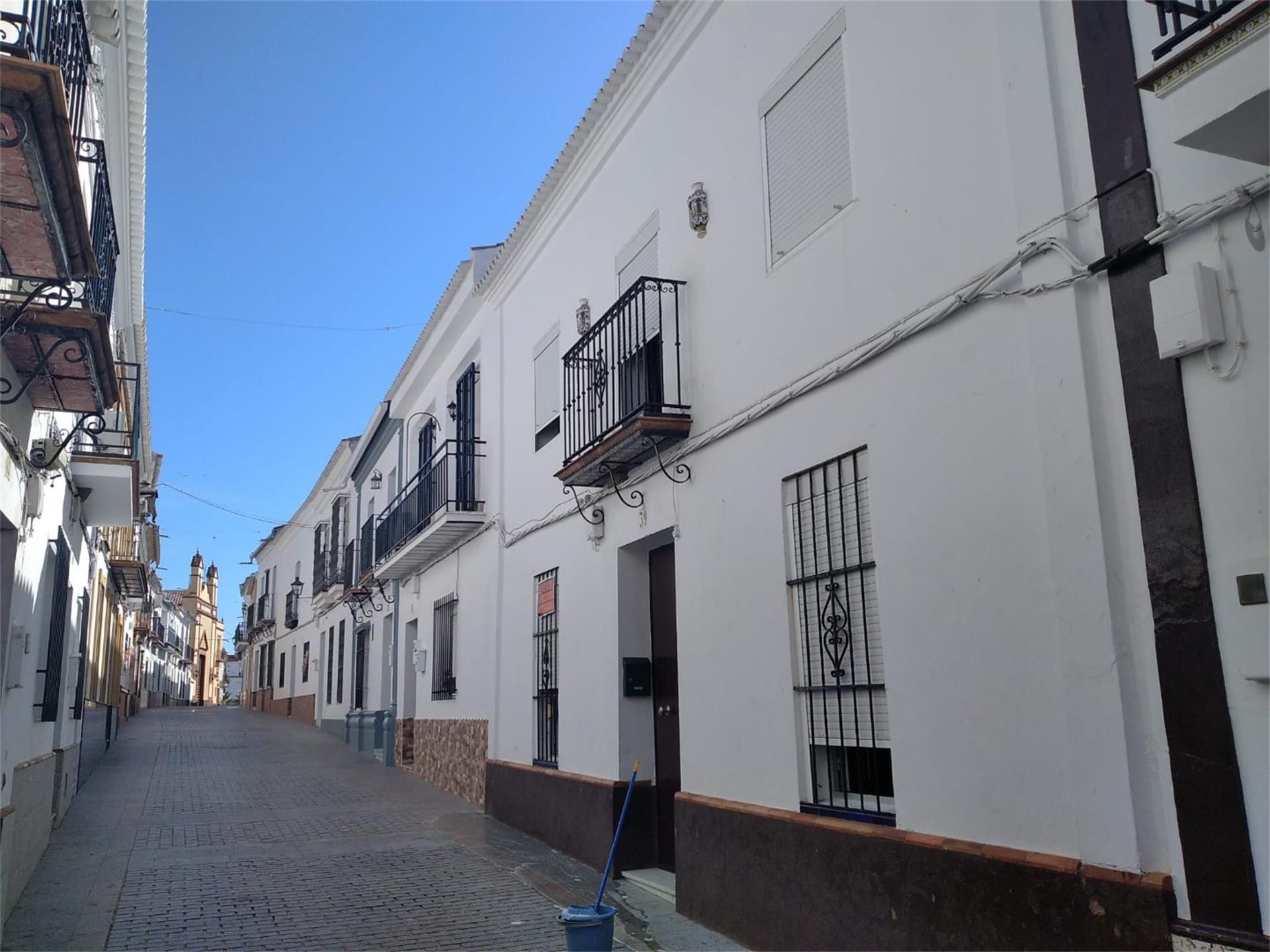 Exterior view of Single-family semi-detached for sale in Hinojos  with Terrace and Balcony