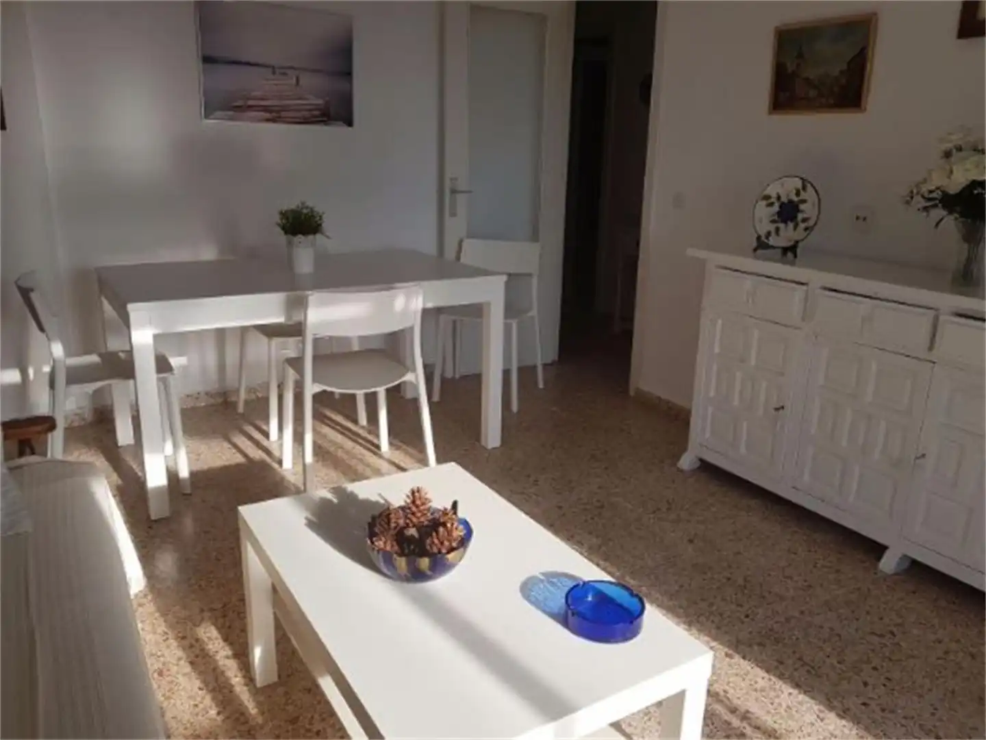 Dining room of Flat for rent in Alicante / Alacant  with Private garden, Terrace and Furnished
