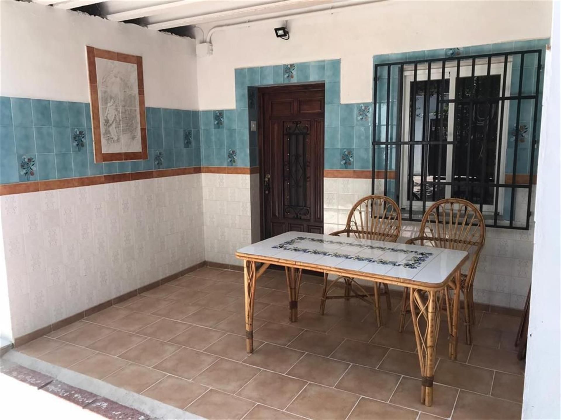 Menjador de Planta baixa en venda en Xeresa amb Parquet, Terrassa i Moblat