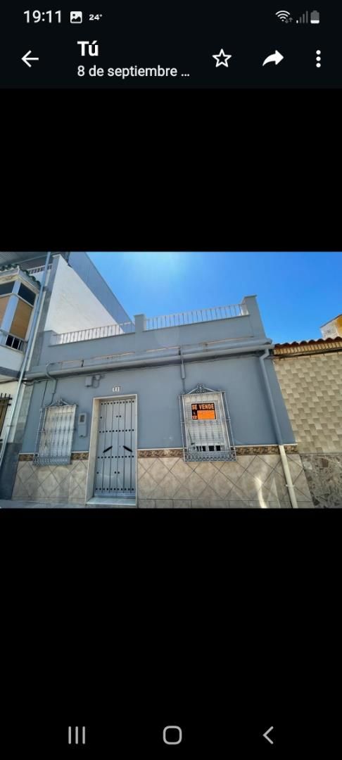 Exterior view of Single-family semi-detached for sale in Puente Genil  with Air Conditioner and Terrace