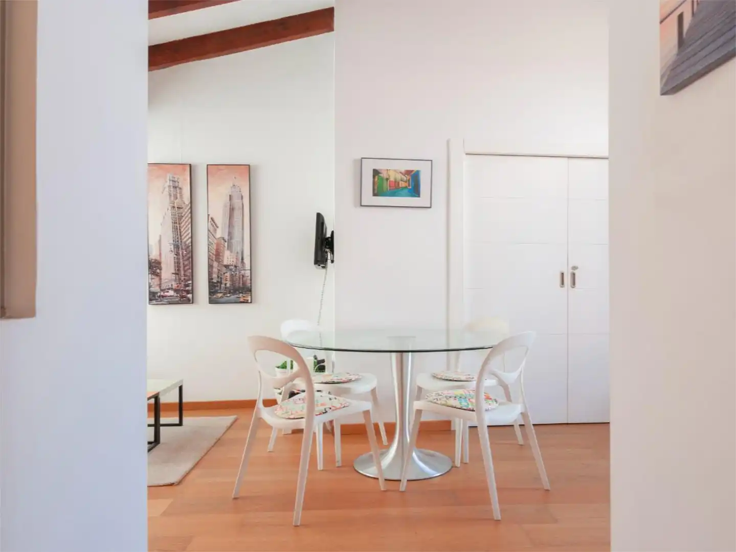 Attic for rent in Carrer de L'editor Cabrerizo, 3, El Pilar Dining room of Attic for rent in Valencia Capital with Air Conditioner and Terrace