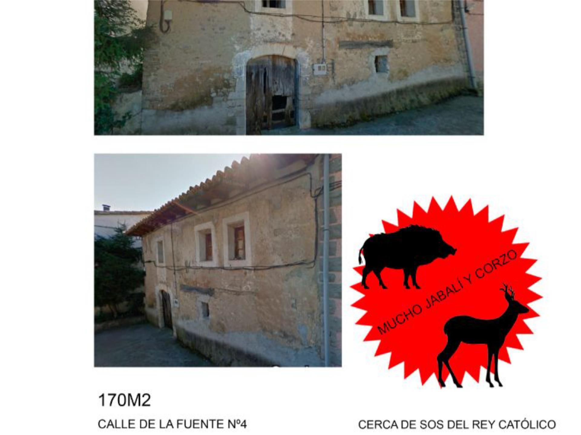 Exterior view of Single-family semi-detached for sale in Canal de Berdún