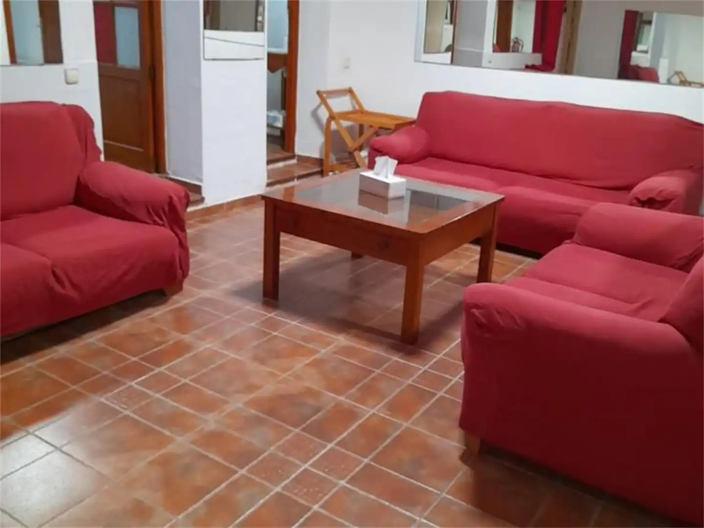 Wohnzimmer von Erdgeschoss zum Verkauf in  Palma de Mallorca mit Klimaanlage und Terrasse