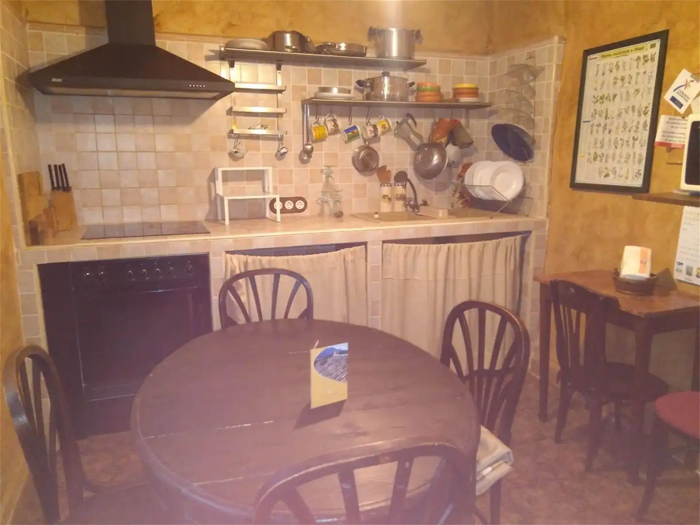Cocina de Finca rústica en venta en Tollos con Calefacción, Terraza y Trastero