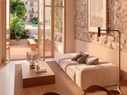 Living room of Planta baja for sale in  Barcelona Capital  with Balcony