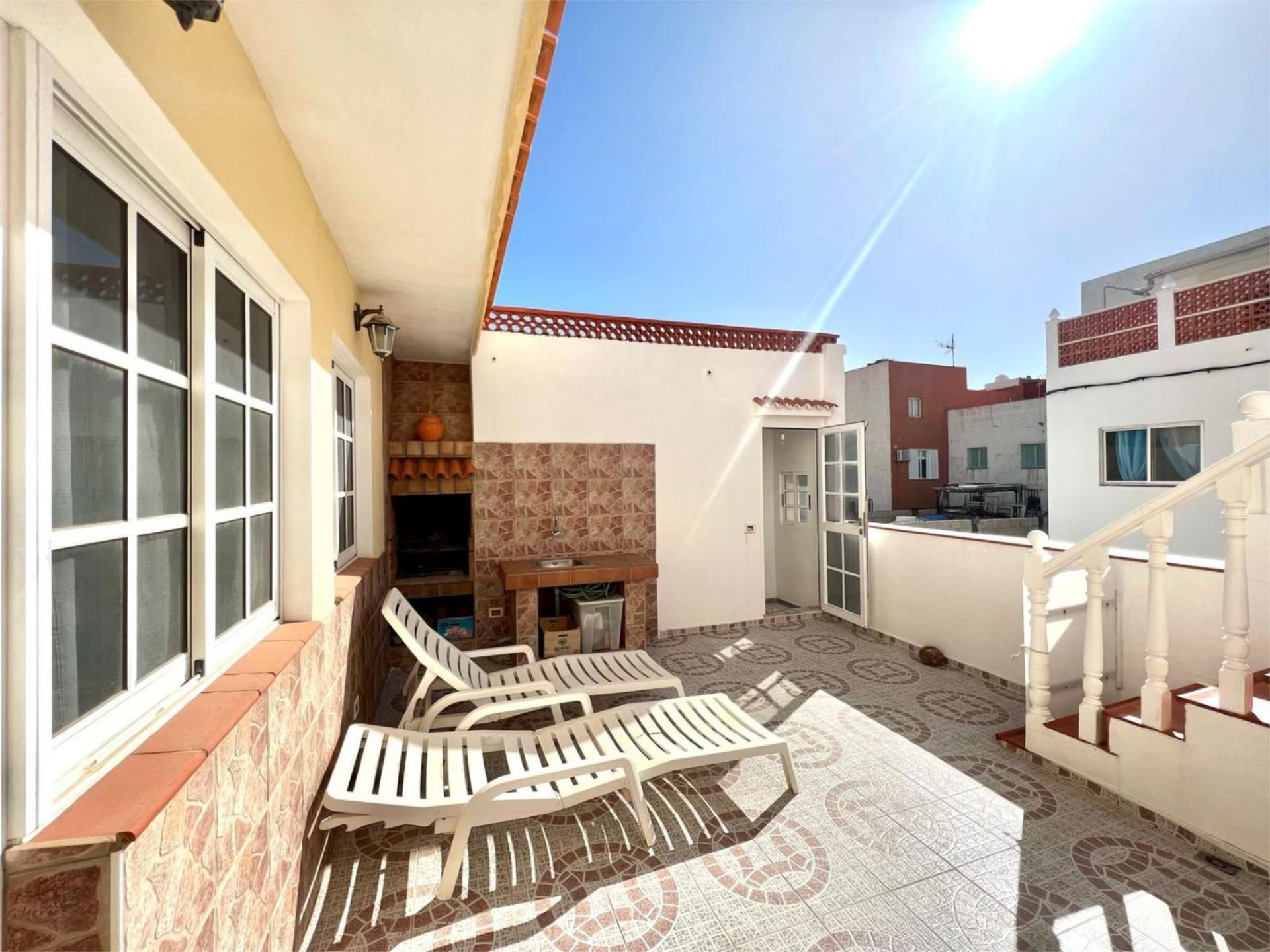 Terrassa de Casa adosada en venda en Arico amb Terrassa, Traster i Balcó