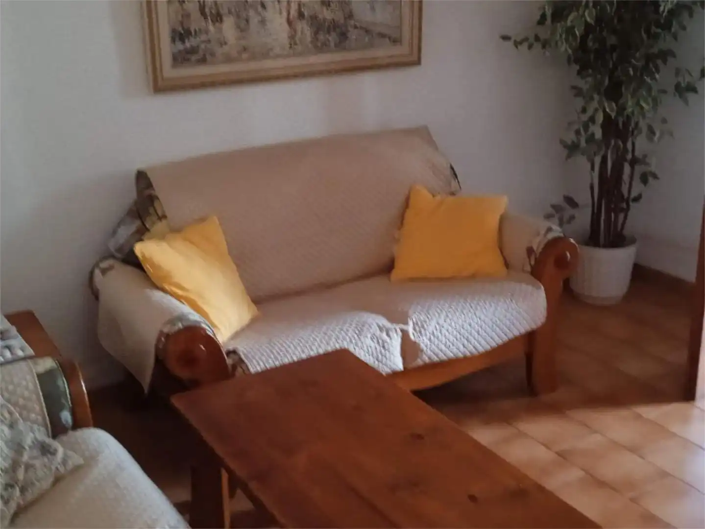 Sala de estar de Casa adosada de alquiler en Canet d'En Berenguer con Calefacción, Jardín privado y Terraza