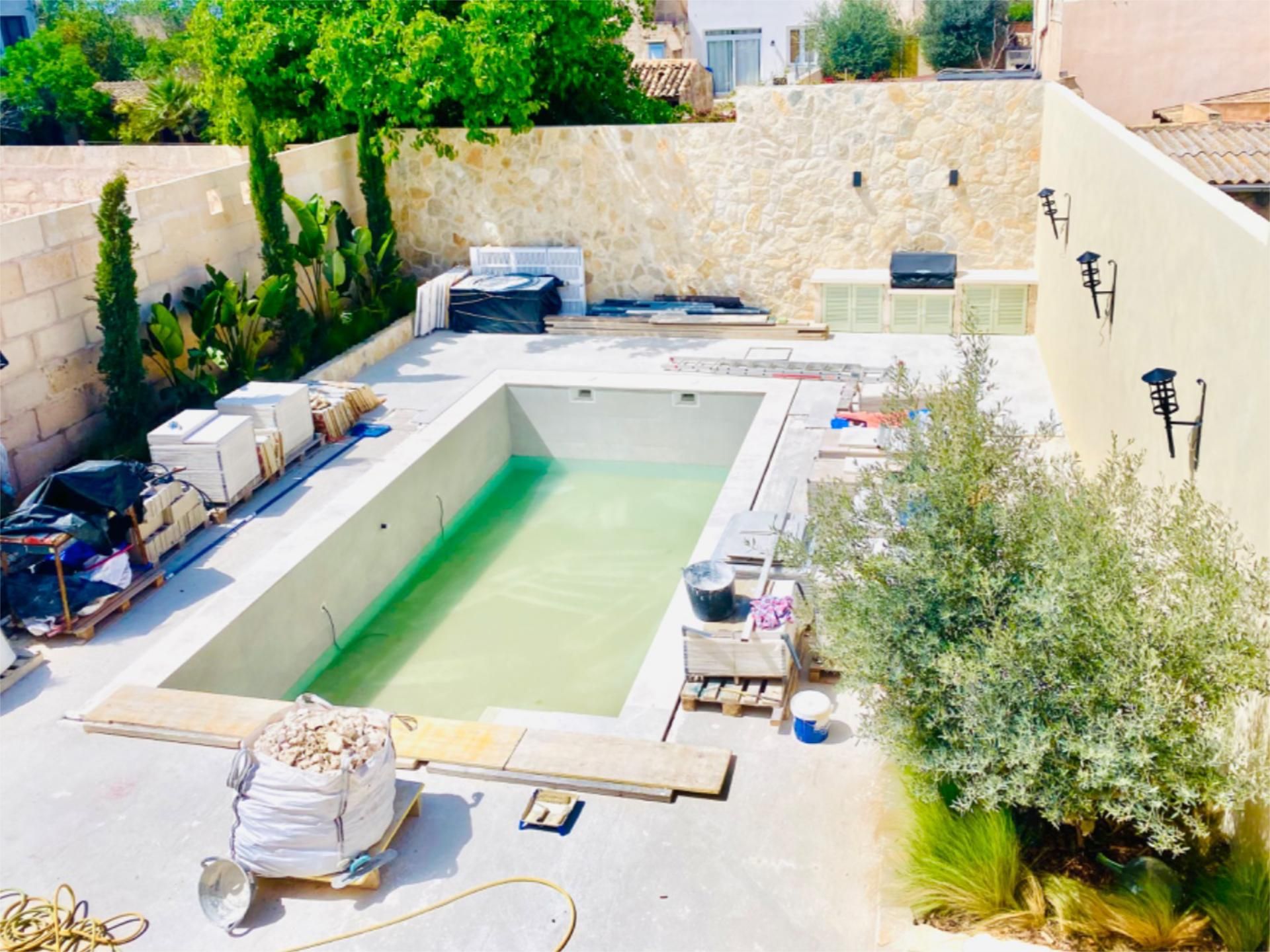 Piscina de Casa adosada en venda en Ses Salines amb Aire condicionat, Terrassa i Piscina