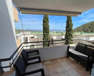 Terrace of Duplex for sale in Santa Eulària des Riu  with Air Conditioner, Swimming Pool and Furnished