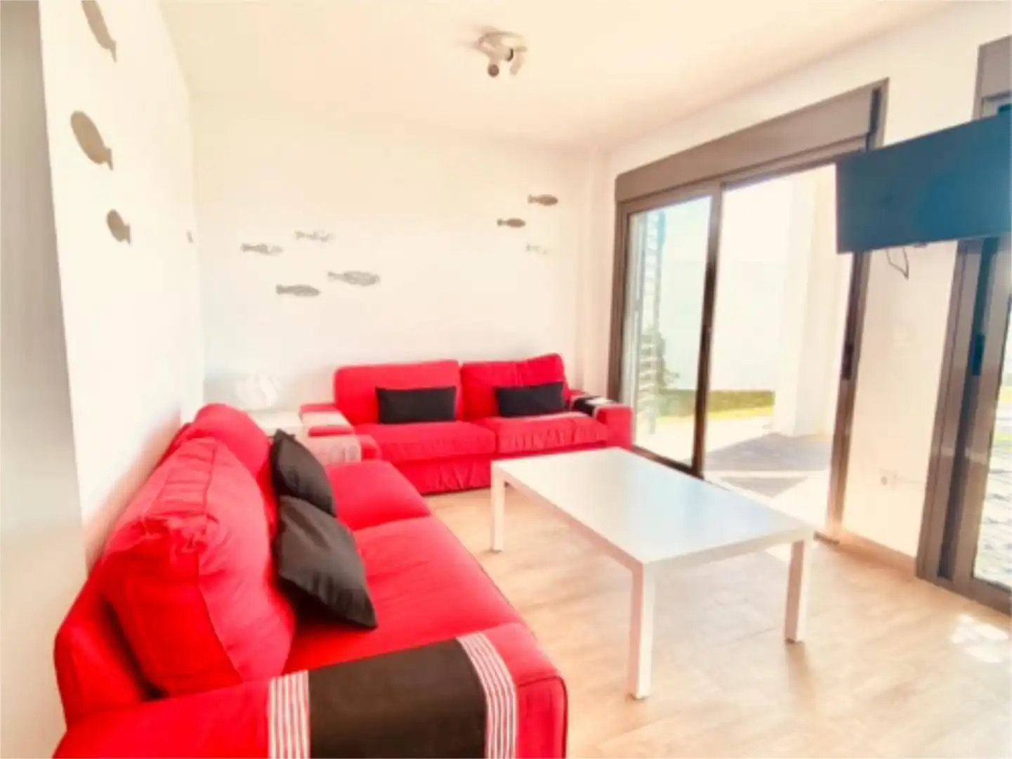 Houses for sale in Calle Toledo, 30, Conil Living room of Houses for sale in Conil de la Frontera with Terrace, Swimming Pool and Balcony