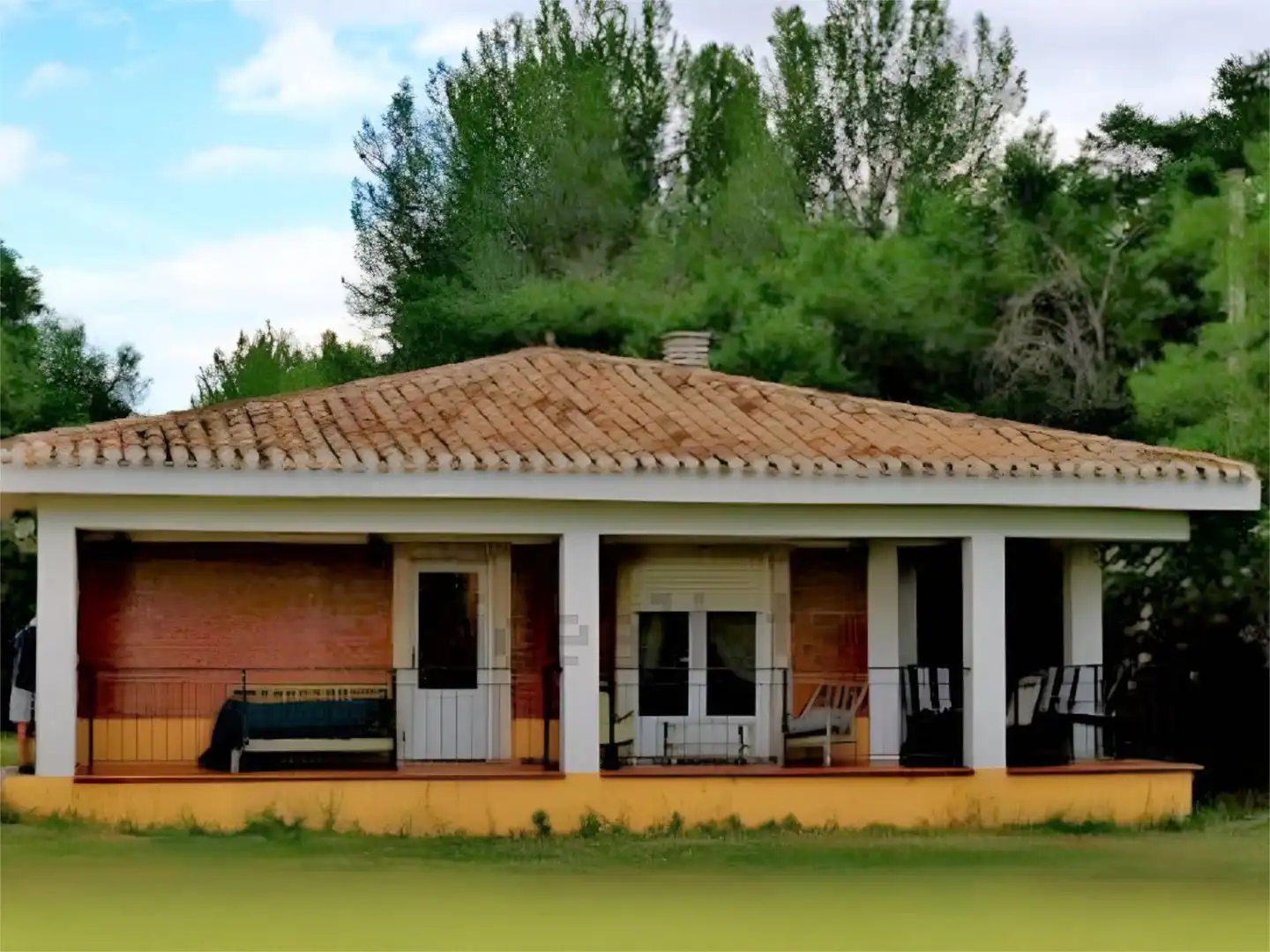 Exterior view of Houses for sale in Santa María del Campo  with Heating, Private garden and Parquet flooring