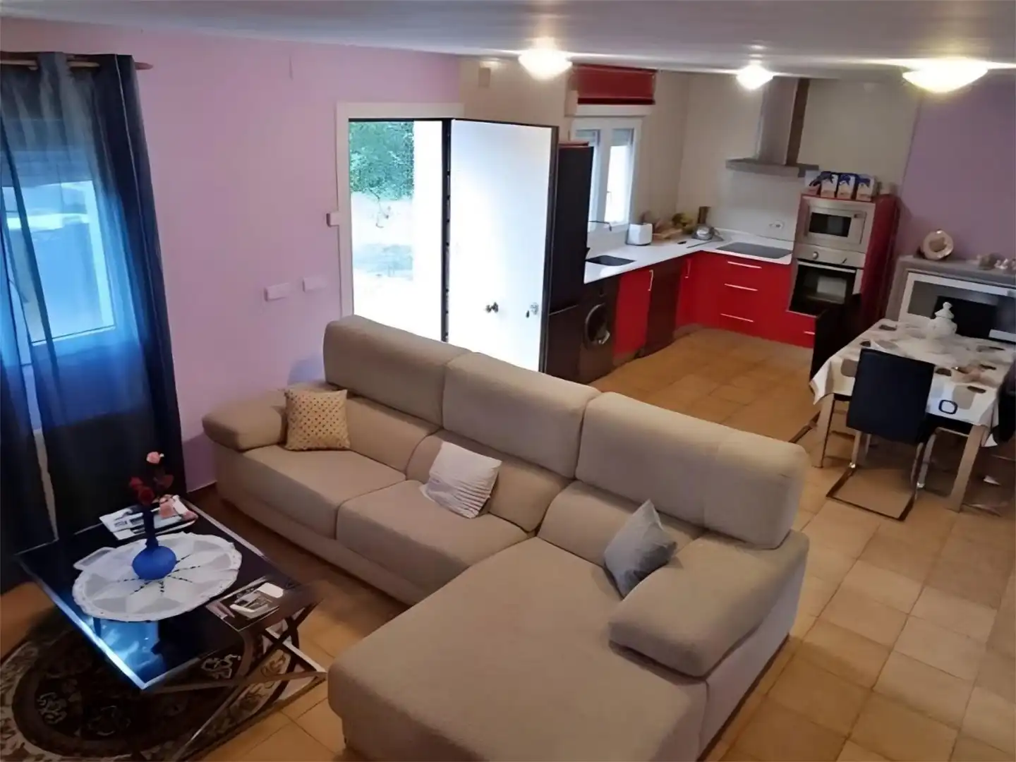 Living room of Houses for sale in Santa María del Campo  with Heating, Private garden and Parquet flooring