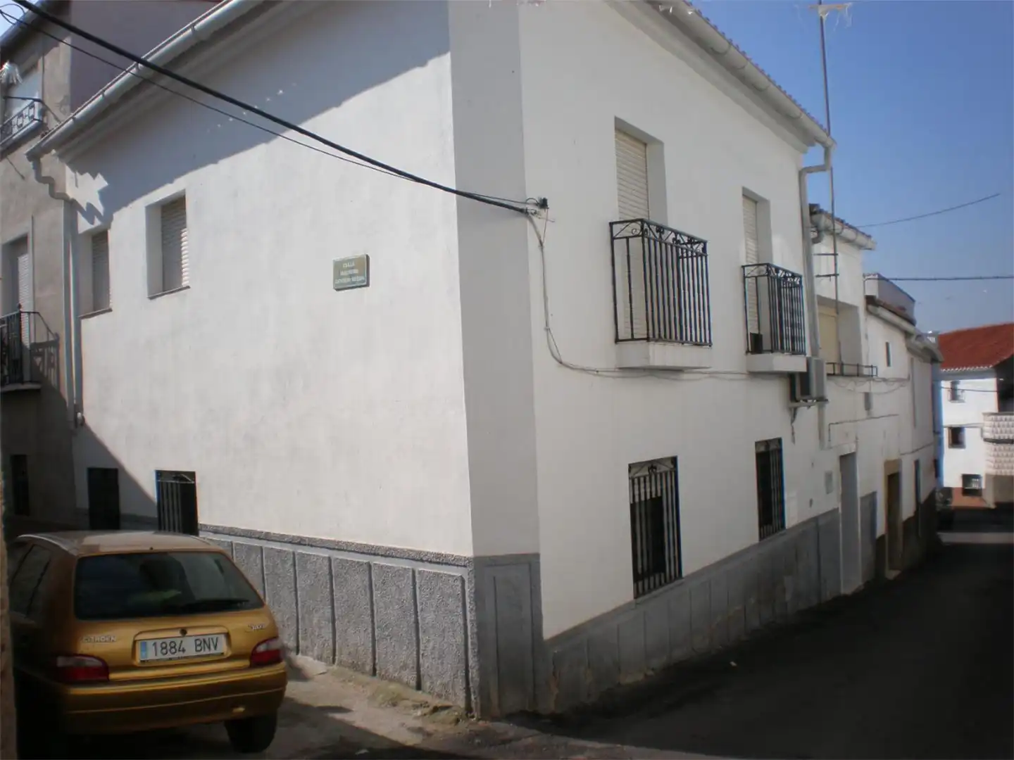 Vista exterior de Casa adosada en venta en Valdefuentes con Aire acondicionado, Terraza y Trastero