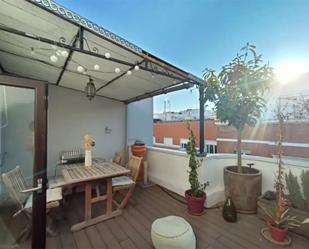 Terrace of Attic to rent in  Madrid Capital  with Air Conditioner, Heating and Parquet flooring