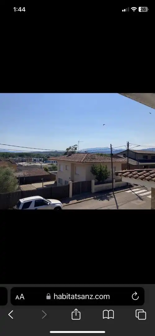 Vista exterior de Casa adosada en venta en Riudarenes con Jardín privado, Parquet y Terraza