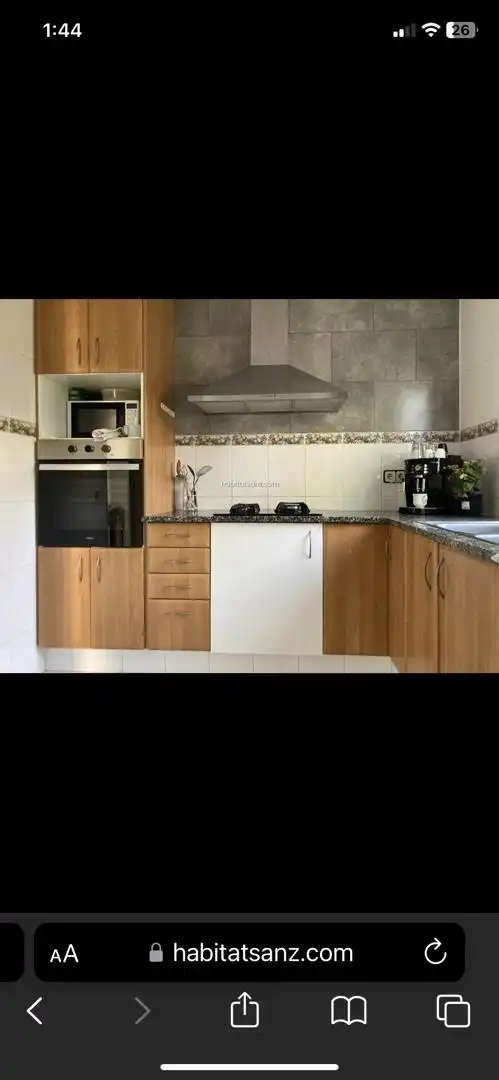 Cocina de Casa adosada en venta en Riudarenes con Jardín privado, Parquet y Terraza