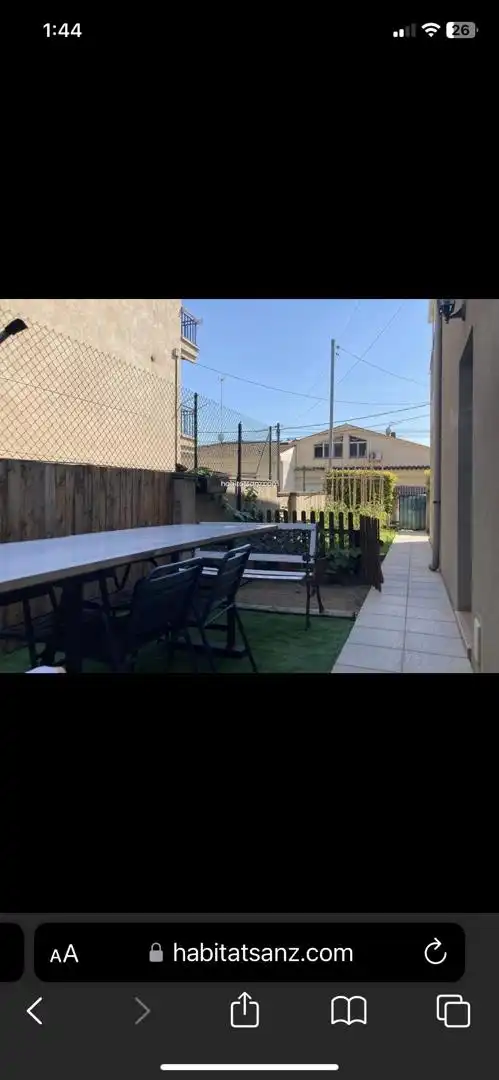 Terraza de Casa adosada en venta en Riudarenes con Jardín privado, Parquet y Terraza