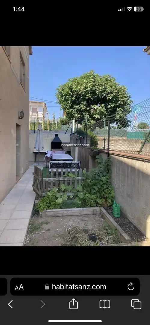 Terraza de Casa adosada en venta en Riudarenes con Jardín privado, Parquet y Terraza