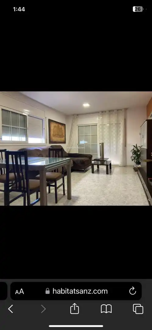 Sala de estar de Casa adosada en venta en Riudarenes con Jardín privado, Parquet y Terraza