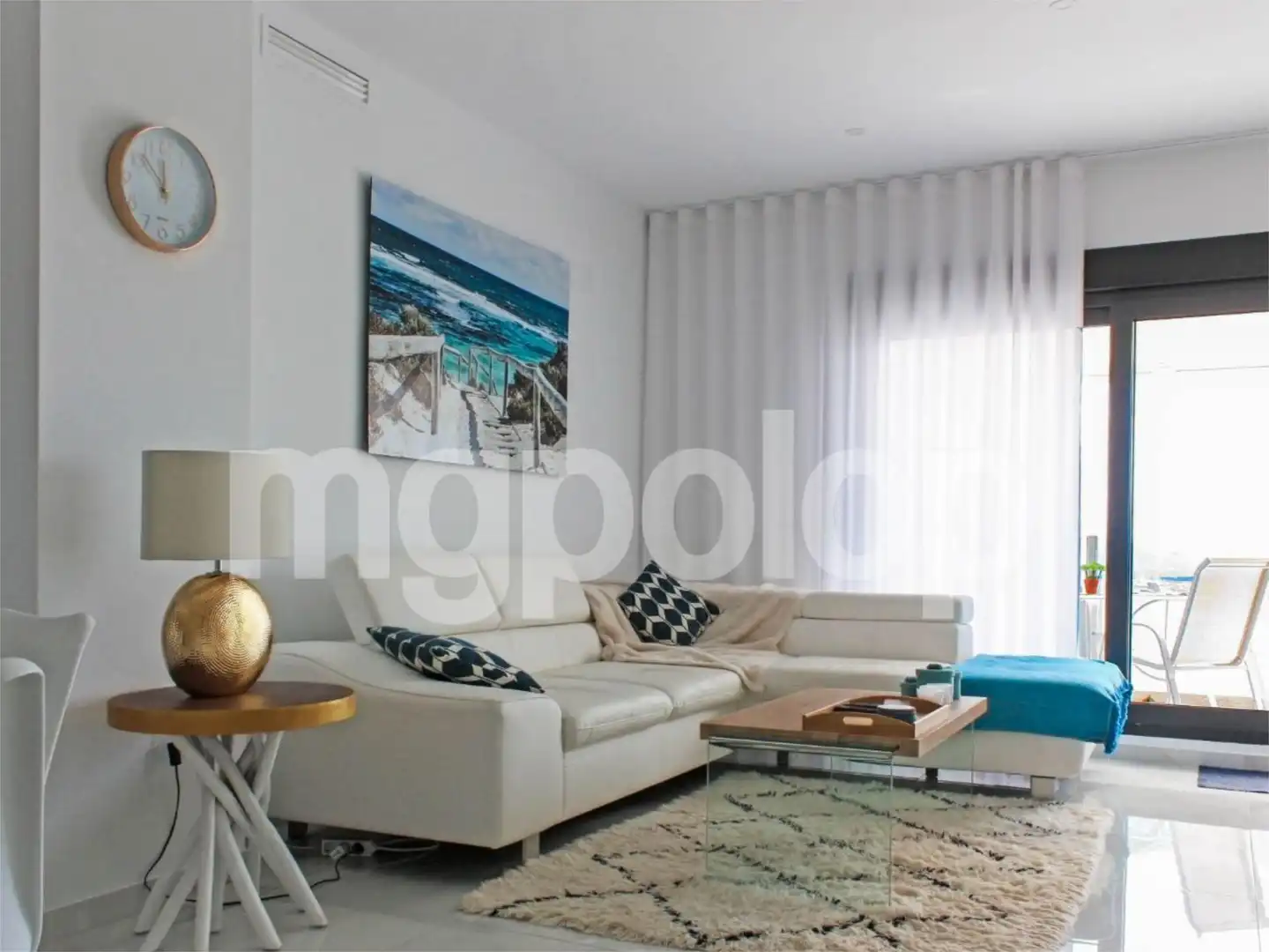 Sala d'estar de Pis en venda en Polop amb Aire condicionat, Calefacció i Terrassa