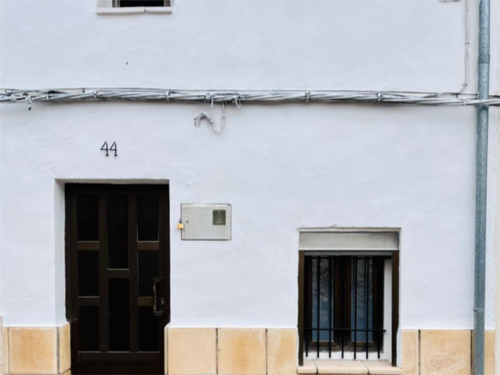 Exterior view of Single-family semi-detached for sale in Campillo de Altobuey  with Heating and Furnished