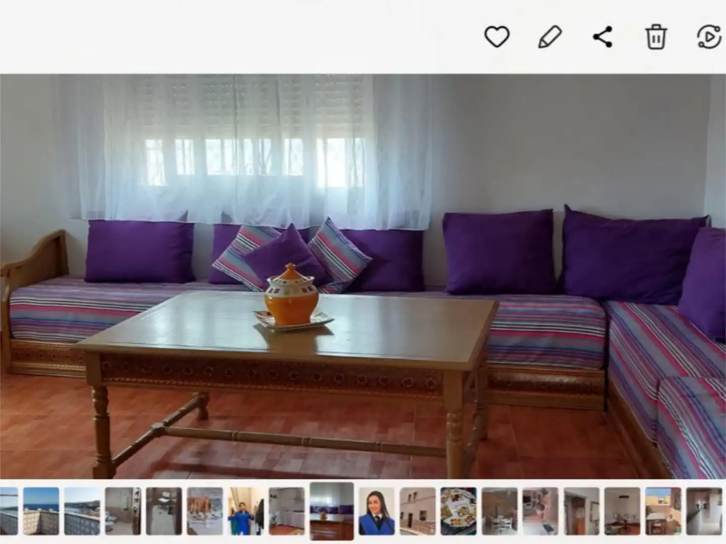 Casa adosada en venda a Barriada Casas de Castro, 1, Muelle Sala d'estar de Casa adosada en venda en Ceuta amb Terrassa, Moblat i Balcó