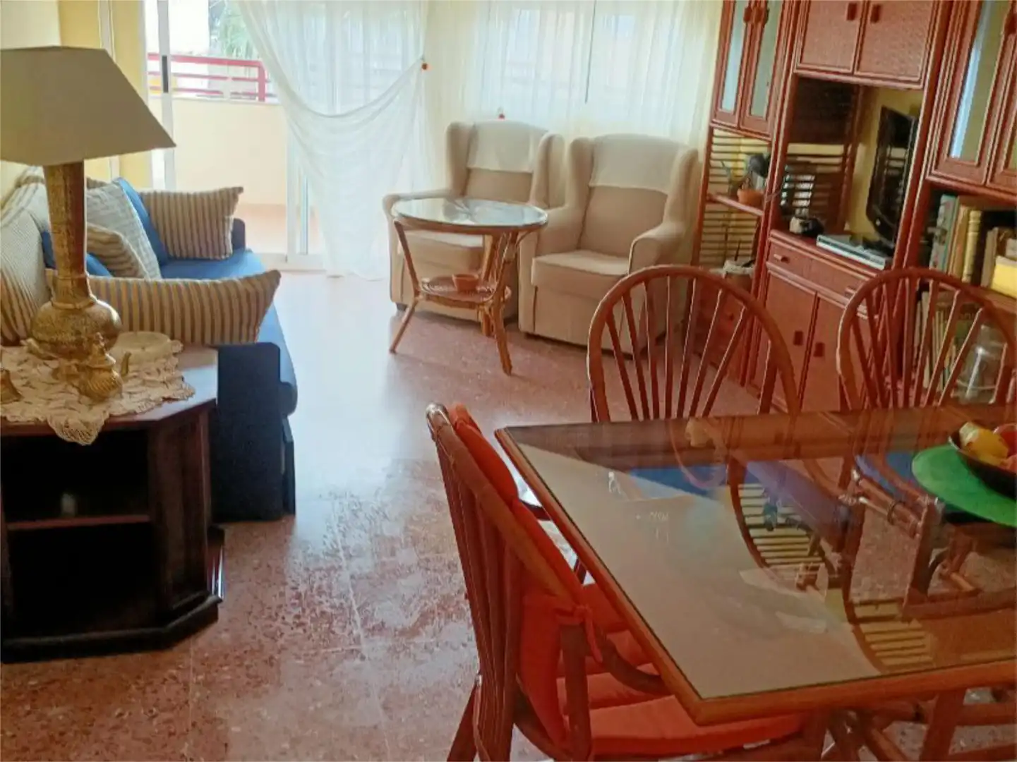 Dining room of Flat for rent in Mazarrón  with Air Conditioner, Heating and Terrace