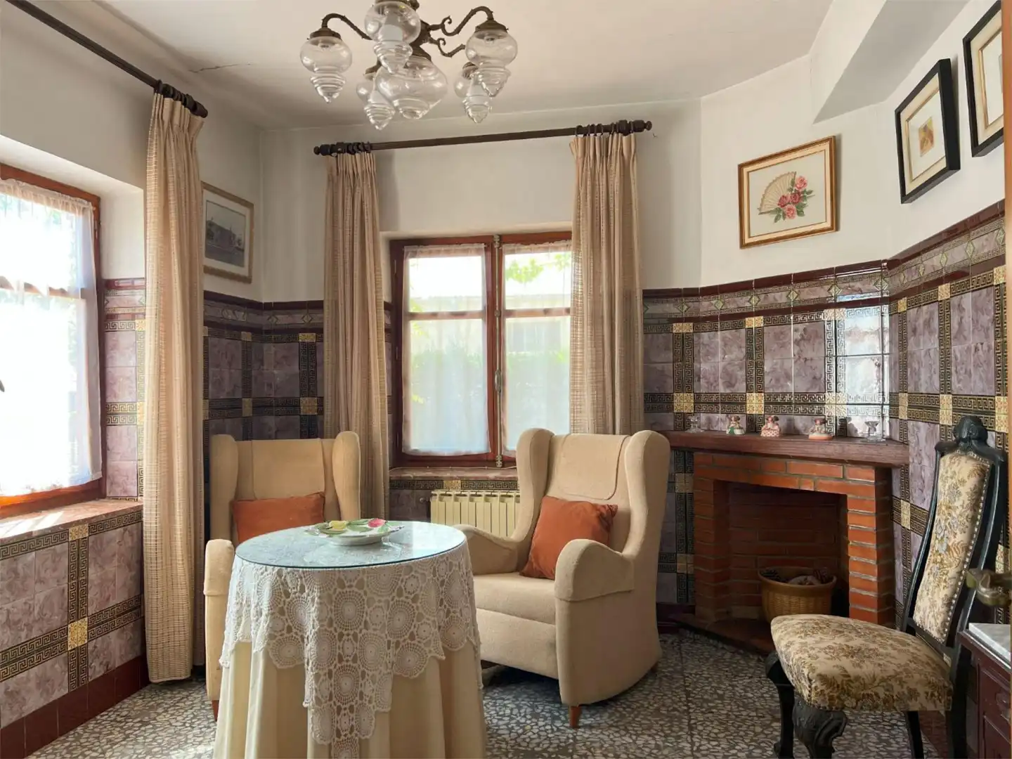 Piso en venta en Calle Caudete, 1, Camporrobles Sala de estar de Piso en venta en Camporrobles con Calefacción, Jardín privado y Terraza