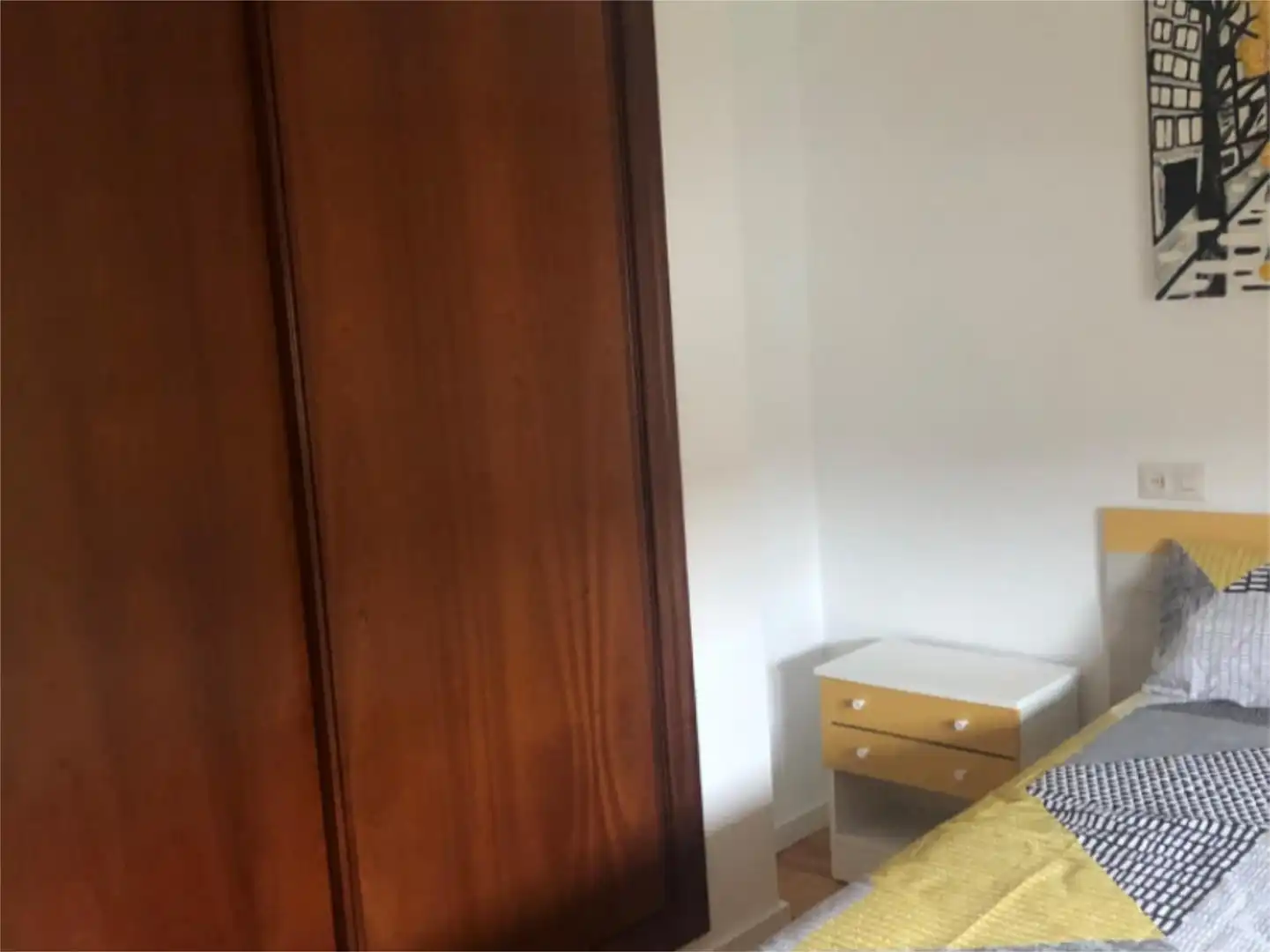 Schlafzimmer von Wohnung zur untervermieten in Miranda de Ebro mit Heizung, Privatgarten und Möbliert