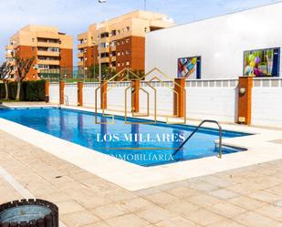 Swimming pool of Flat for sale in  Almería Capital  with Air Conditioner and Swimming Pool