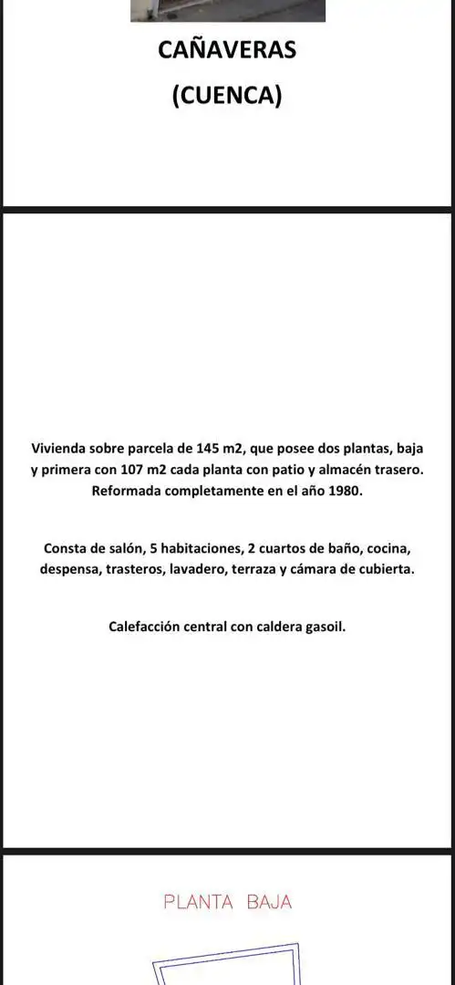 Parking of Flat for sale in Cañaveras  with Heating, Terrace and Storage room