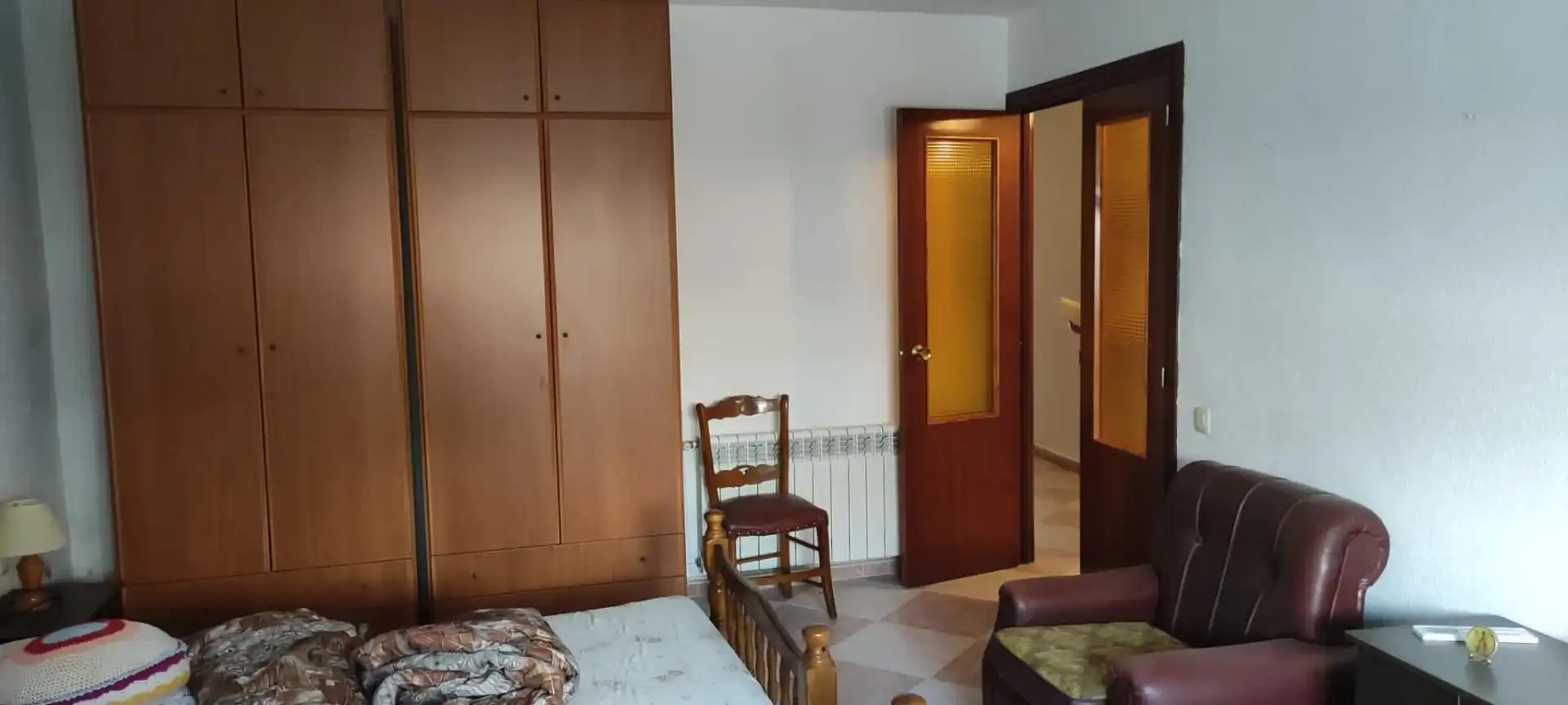 Bedroom of Flat for sale in Cañaveras  with Heating, Terrace and Storage room