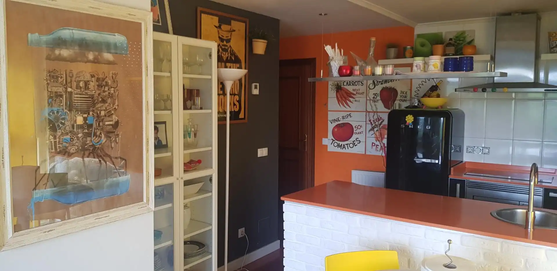 Kitchen of Flat for sale in Torrelavega   with Heating, Parquet flooring and Furnished