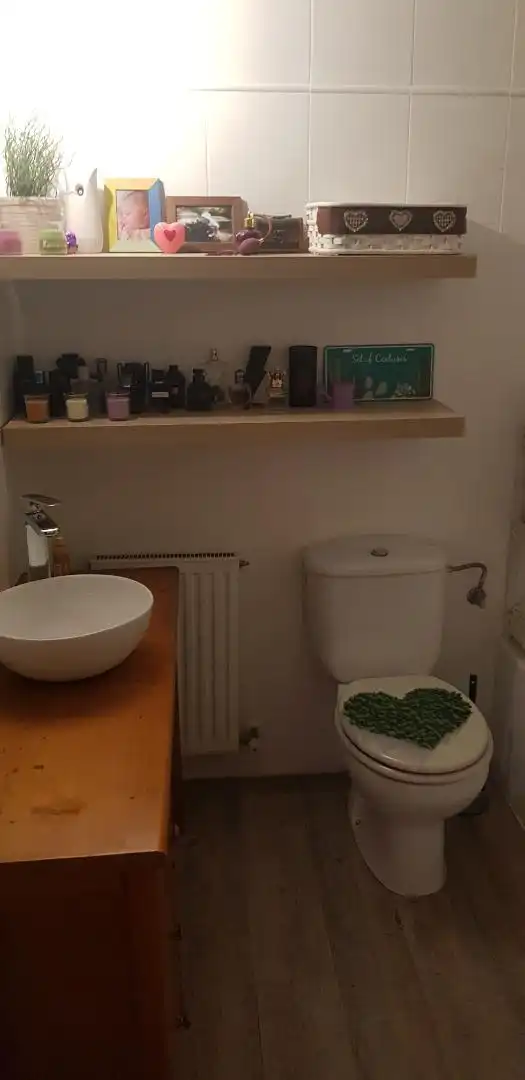 Bathroom of Flat for sale in Torrelavega   with Heating, Parquet flooring and Furnished