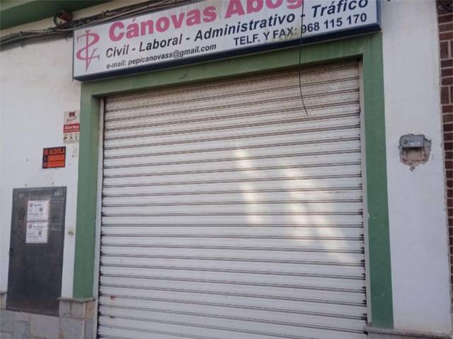 Local comercial en Alquiler en Calle Roca Reyes, 24 en La Unión ciudad