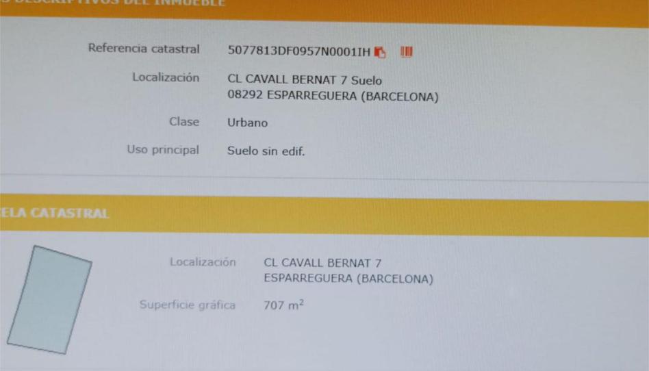 Constructible Land for sale in Carrer del Cavall Bernat, 7, Can Rial, Barcelona - image 1 Photo 1 of Constructible Land for sale in Carrer del Cavall Bernat, 7, Can Rial, Barcelona