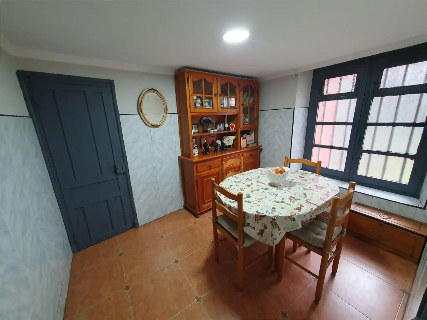Dining room of Flat for sale in Langreo  with Storage room, Furnished and Balcony