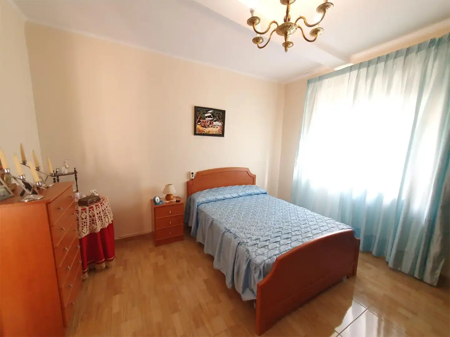 Bedroom of Flat for sale in Langreo  with Storage room, Furnished and Balcony